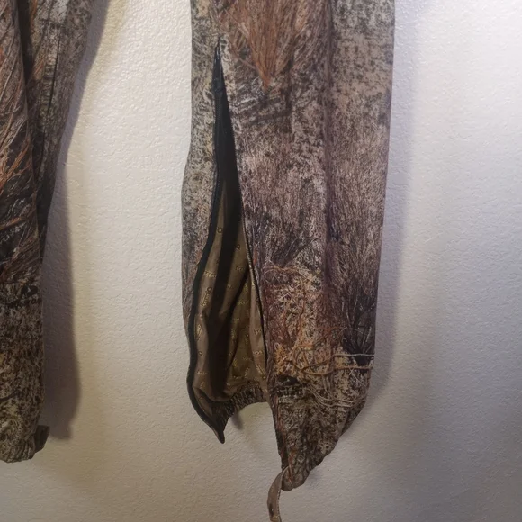 Rocky Scentiq Mossy Oak Brush Camoflage Hunting Waterproof Zippered Leg Pant L